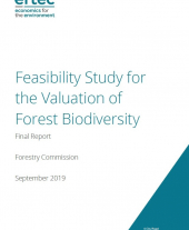 Feasibility Study for the Valuation of Forest Biodiversity
